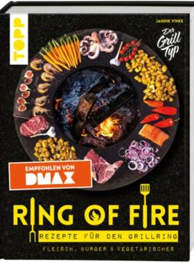 预订【德语】 Ring of Fire - Rezepte für den Grillring:Fleisch, Burger & Vegetarisches.
