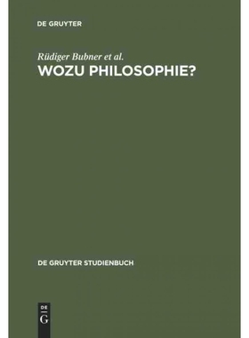 按需印刷DEG Wozu Philosophie?[9783110075137]