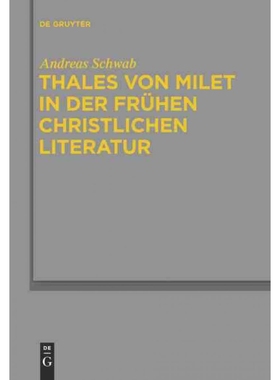按需印刷DEG Thales von Milet in der frühen christlichen Literatur[9783110245981]