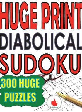 按需印刷Huge Print Diabolical Sudoku[9789527278390]