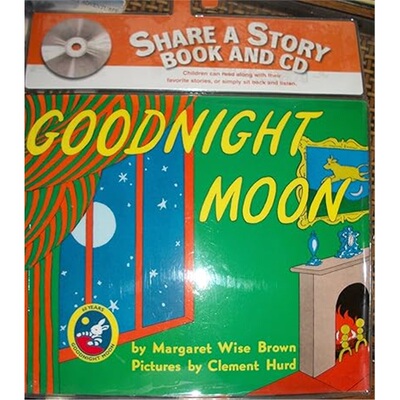 1件6.6折起 活动价  现货 Goodnight Moon Book and CD (Share a Story)[978