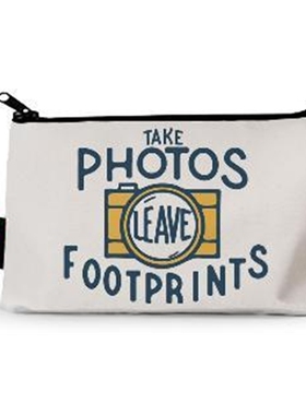 预订Take Photos, Leave Footprints Pencil Pouch