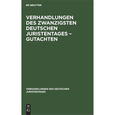 预订【德语】 Verhandlungen des Zwanzigsten Deutschen J