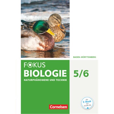 预订【德语】 Fokus Biologie - Neubearbeitung - Baden-Württemberg - 5./6. Schuljahr:[9783060136131]