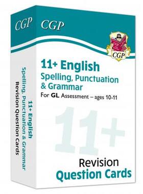 预订不退不换New 11+ GL Revision Question Cards: English Spelling, Punctuation & Grammar - Ages 10-11