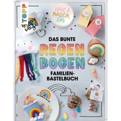 预订【德语】Das bunte Regenbogen Familien-Bastelbuch:Der kunterbunte Bastelspaß für die gan