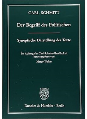 预订【德语】Der Begriff des Politischen.