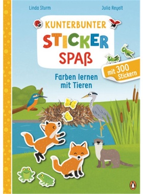 预订【德语】Kunterbunter Stickerspaß - Farben lernen mit Tieren[9783328300977]