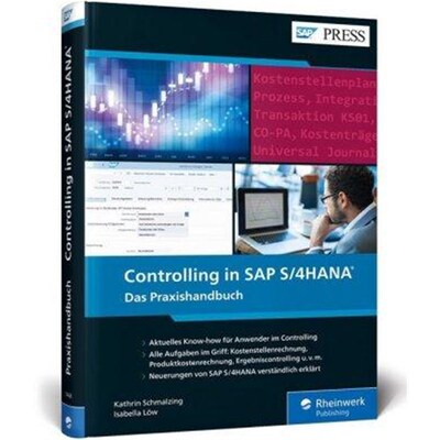 预订【德语】 Controlling in SAP S/4HANA:Das neue Standardwerk für Key-User und Anwender von SAP CO