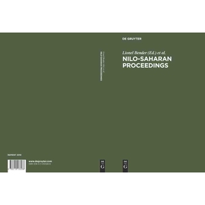按需印刷不退不换DGYT Nilo Saharan Proceedings[9783110133288]