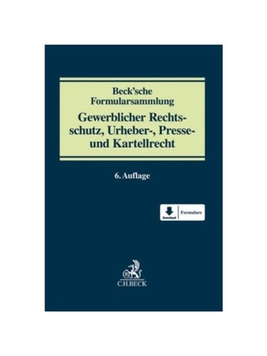 预订【德语】Beck'sche Formularsammlung Gewerblicher Rechtsschutz, Urheber-, Presse- und Kartellrecht:Patent- und Arbeitn