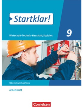 预订【德语】 Startklar! - Wirtschaft-Technik-Haushalt/Soziales - Sachsen - 9. Schul[9783060658657]