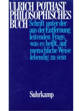 预订【德语】Philosophisches Buch:Schrift unter der aus der Entfernung leitenden Frage, was