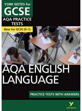 现货York Notes for AQA GCSE (9-1): English Language PRACTICE TESTS - The best way to practise and feel ready for 2021 as