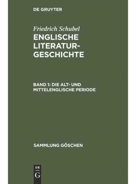 按需印刷DEG Die alt  und mittelenglische Periode[9783111115689]