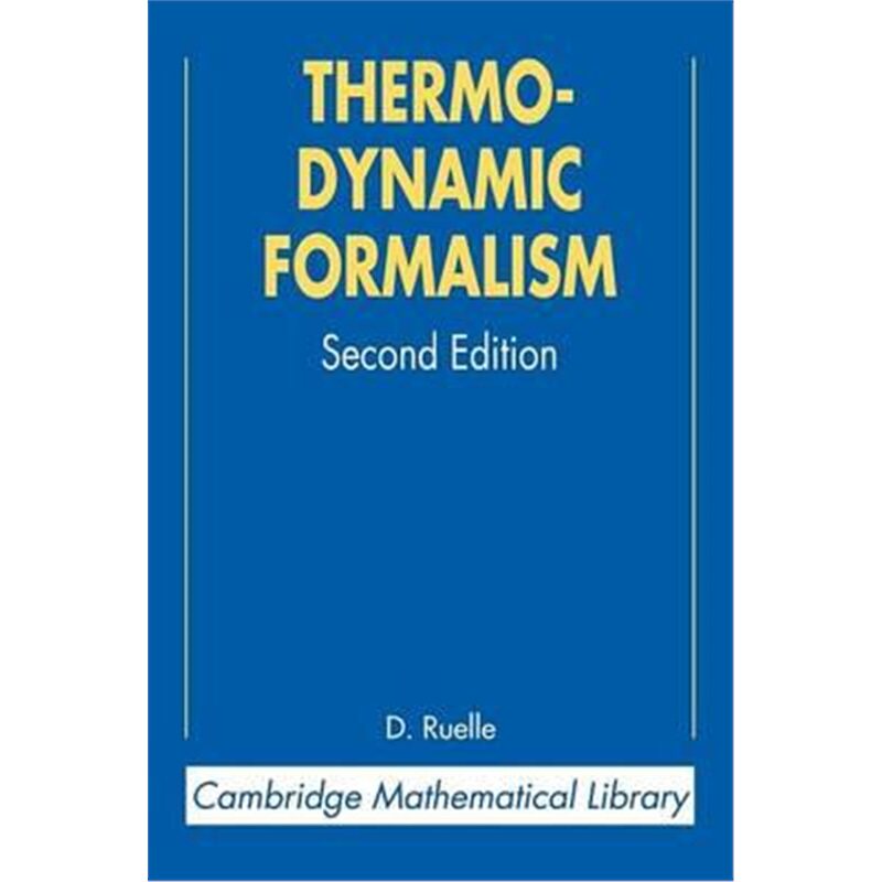 预订thermodynamic formalism:the mathematical structure of