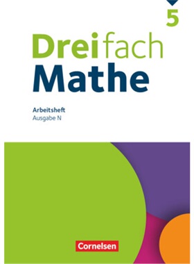 预订【德语】 Dreifach Mathe - Ausgabe N - 5. Schuljahr[9783060436842]
