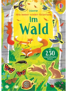 预订【德语】 Mein Immer-wieder-Stickerbuch: Im Wald[9781789415537]