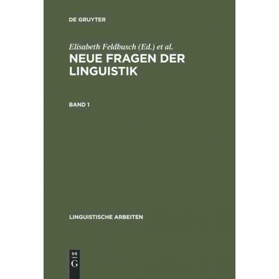 按需印刷DEG Neue Fragen der Linguistik[9783484302709]
