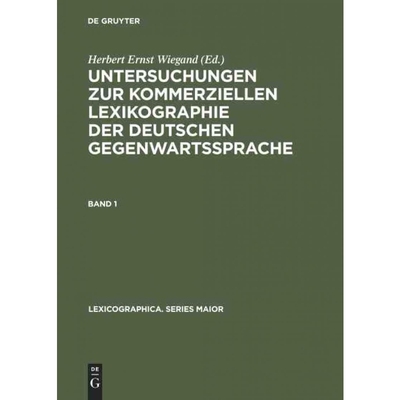 按需印刷DEG Untersuchungen zur kommerziellen Lexikographie der deutschen Gegenwartssprache. Band 1[9783484391130]
