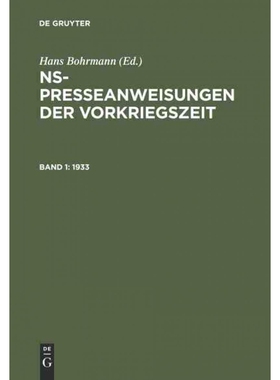 按需印刷不退不换DEG 1933[9783598105524]