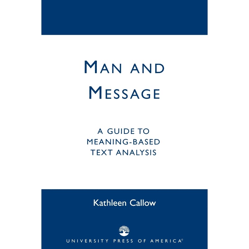 按需印刷不退不换Man and Message[9780761811282]