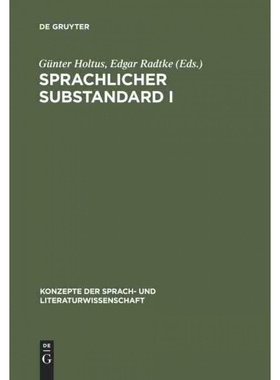 按需印刷DEG Sprachlicher Substandard I[9783484220362]