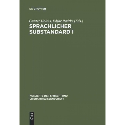按需印刷DEG Sprachlicher Substandard I[9783484220362]
