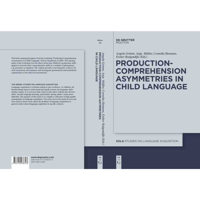 按需印刷DGYT Production Comprehension Asymmetries in Child Language[9783110238723]