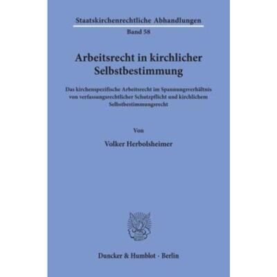 预订【德语】 Arbeitsrecht in kirchlicher Selbstbestimm