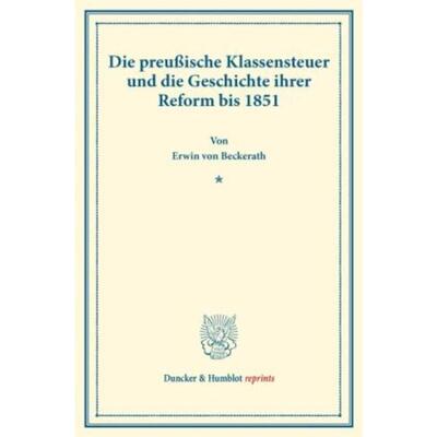 预订【德语】 Die preu?ische Klassensteuer und die Gesc