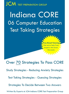按需印刷不退不换Indiana CORE 068 Computer Education - Test Taking Strategies[9781649263254]