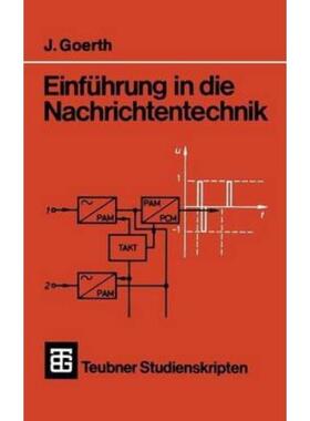 预订不退不换德语 Einführung in die Nachrichtentechnik:Mit 11 Beisp.