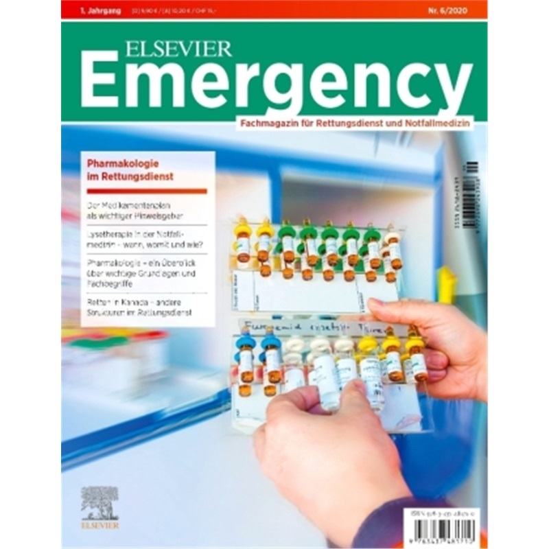 预订【德语】Elsevier Emergency. Pharmakologie im Rettungsdienst. 6/2020[9783437481710]