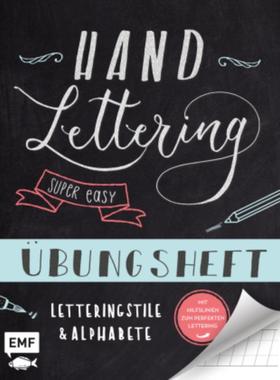预订【德语】 Handlettering - Super easy! Übungsheft:Letteringstile und Alphabete - Mit Hilfslini