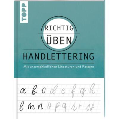 预订【德语】 Richtig üben Handlettering:Mit unterschiedlichen Lineaturen und Rastern