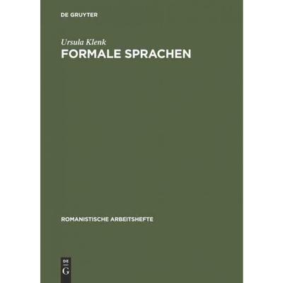 按需印刷不退不换DEG Formale Sprachen[9783484501638]