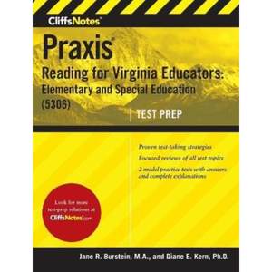 预订CliffsNotes Praxis Reading for Virginia Educators:Elementary and Special Education(5306)