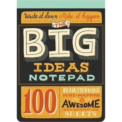 预订不退不换Big Ideas Notepad:100 Tear-Out Sheets for Brainstorming, Mind-Mapping, and Awesome Idea-Generating Sheets