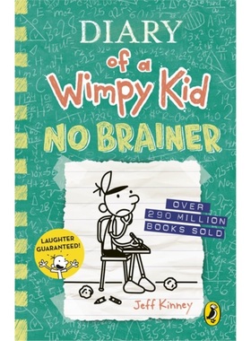 现货Diary of a Wimpy Kid: No Brainer (Book 18)   PB[9780241583159]