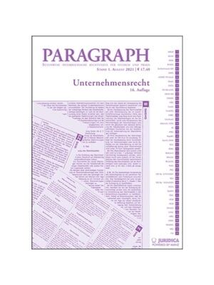 预订【德语】Paragraph - Unternehmensrecht:16. Auflage