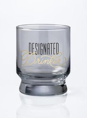 预订Designated Drinker Lowball Glass