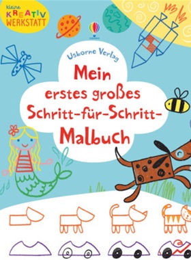 预订【德语】 Kleine Kreativ-Werkstatt - Mein erstes großes Schritt-für-Schritt-Malb[9781789413588]