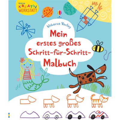 预订不退不换德语 Kleine Kreativ-Werkstatt - Mein erstes großes Schritt-für-Schritt-Malb[9781789413588]