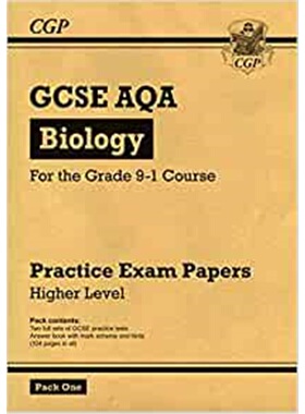 预订Grade 9-1 GCSE Biology AQA Practice Papers: Higher Pack 1