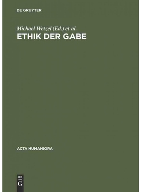 按需印刷DEG Ethik der Gabe[9783050023700]