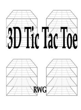 按需印刷不退不换3D Tic Tac Toe:50 Pages 8.5 X 11[9781087816791]