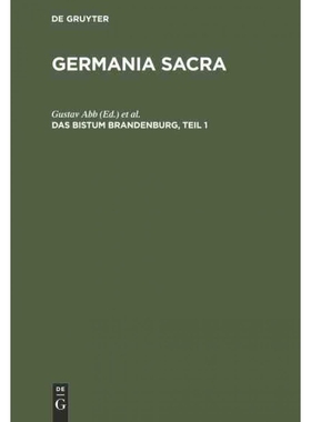 按需印刷DEG Das Bistum Brandenburg, Teil 1[9783111202297]