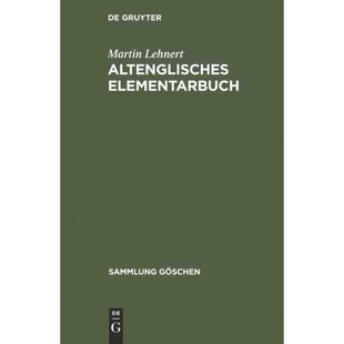 按需印刷不退不换DEG Altenglisches Elementarbuch[9783111008998]