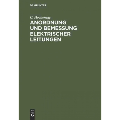 按需印刷DEG Anordnung und Bemessung elektrischer Leitungen[9783486728828]